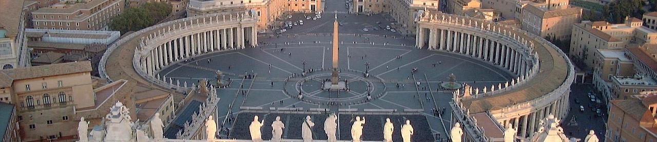 Vatikan mit Petersplatz. pde-Foto: Norbert Staudt
