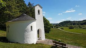 Das „Schneckenhaus Gottes“ am ökumenischen Pilgerweg im Schambachtal